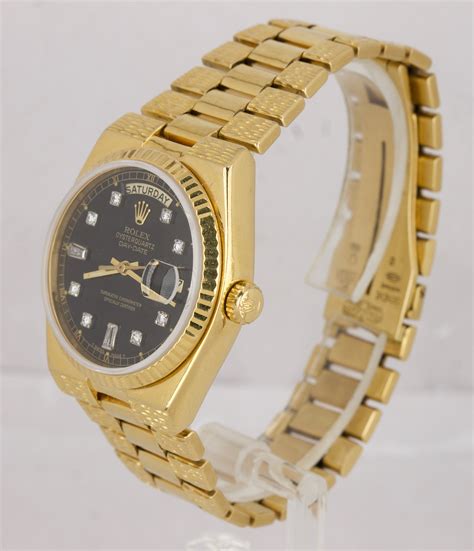 rolex gold quartz watches